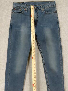 Levis 510 Men's Size 30Wx32L* Skinny Slim Stretch Denim Jeans Medium Wash Faded